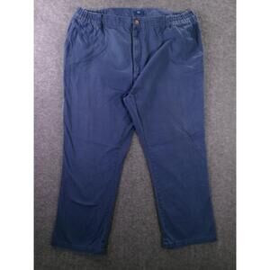 Cotton Traders Pants Men 40 Blue Casual Elasticated Waist Comfortable Leisure